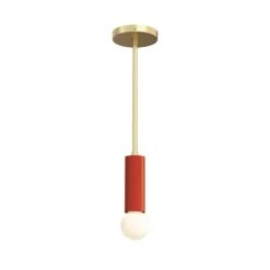 Color Eureka Pendant -Cozy Light World 11 eureka pendant brass ridinghoodred