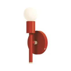 Color Major Sconce 9" -Cozy Light World 11 major sconce 9 brass ridinghoodred