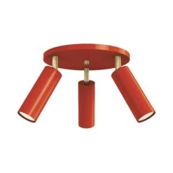 Color Pose Flush Mount -Cozy Light World 11 pose flush mount brass ridinghoodred