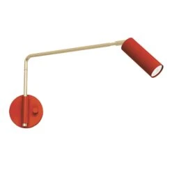 Color Reader Swing Arm Sconce - 17" Arm 35 Color Reader Swing Arm Sconce - 17" Arm -Cozy Light World 11 reader swing arm 17 brass ridinghoodred