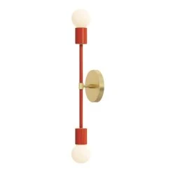 Color Scepter Sconce 18" -Cozy Light World 11 scepter sconce 18 brass ridinghoodred