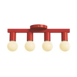 Color Vogue 4 Flush Mount 35 Color Vogue 4 Flush Mount -Cozy Light World 11 vogue 4 flush mount brass ridinghoodred