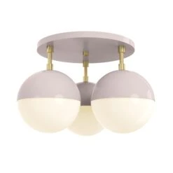 Color Ballsy Flush Mount -Cozy Light World 12 ballsy flush mount brass barely