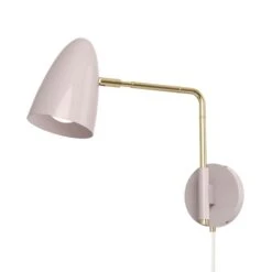 Color Boom Swing Arm Plug-in Sconce - 9" Arm -Cozy Light World 12 boom swing arm sconce plug in 9 brass barely