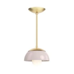 Color Cadbury Pendant 8" -Cozy Light World 12 cadburry pendant 8 brass barely