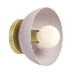Color Hemi Sconce 8" 36 Color Hemi Sconce 8" -Cozy Light World 12 hemi sconce 8 brass barely