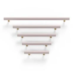 Color Swift Pull - Brass -Cozy Light World 12 swift pulls brass barely