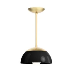 Color Cadbury Pendant 10" -Cozy Light World 13 cadburry pendant 10 brass black