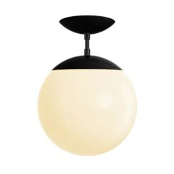 Cap Flush Mount 10" 19 Cap Flush Mount 10" -Cozy Light World 13 cap flush mount 10 black black