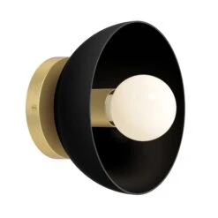Color Hemi Sconce 8" 37 Color Hemi Sconce 8" -Cozy Light World 13 hemi sconce 8 brass black