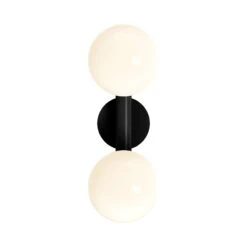 Color Icon 2 Sconce -Cozy Light World 13 icon sconce 2 black