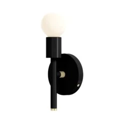 Color Major Sconce 9" -Cozy Light World 13 major sconce 9 brass black