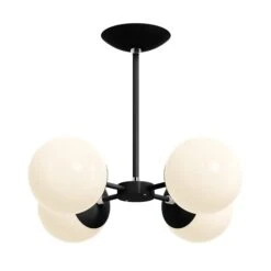 Color Orbi Chandelier 38 Color Orbi Chandelier -Cozy Light World 13 orbi chandelier nickel black