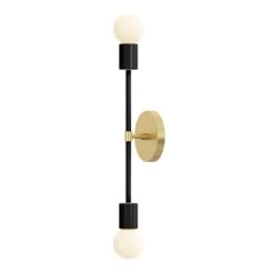 Color Scepter Sconce 18" -Cozy Light World 13 scepter sconce 18 brass black