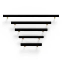 Color Swift Pull - Brass -Cozy Light World 13 swift pulls brass black