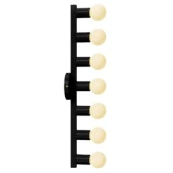 Color Vogue 7 Sconce -Cozy Light World 13 vogue 7 sconce brass black