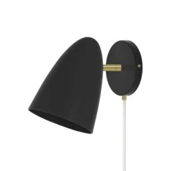 Color Boom Plug-in Sconce - No Arm -Cozy Light World 14 boom plugin sconce norod brass black