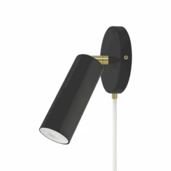 Color Reader Plug-In Sconce - No Arm -Cozy Light World 14 reader plugin sconce no arm brass black