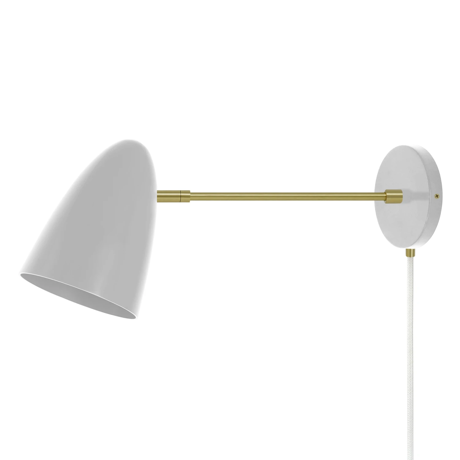 Color Boom Plug-in Sconce - 10" Arm 6 Color Boom Plug-in Sconce - 10" Arm - Image 6