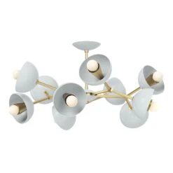 Color Alegria Flush Mount 30" -Cozy Light World 2 alegria flush mount brass chalk