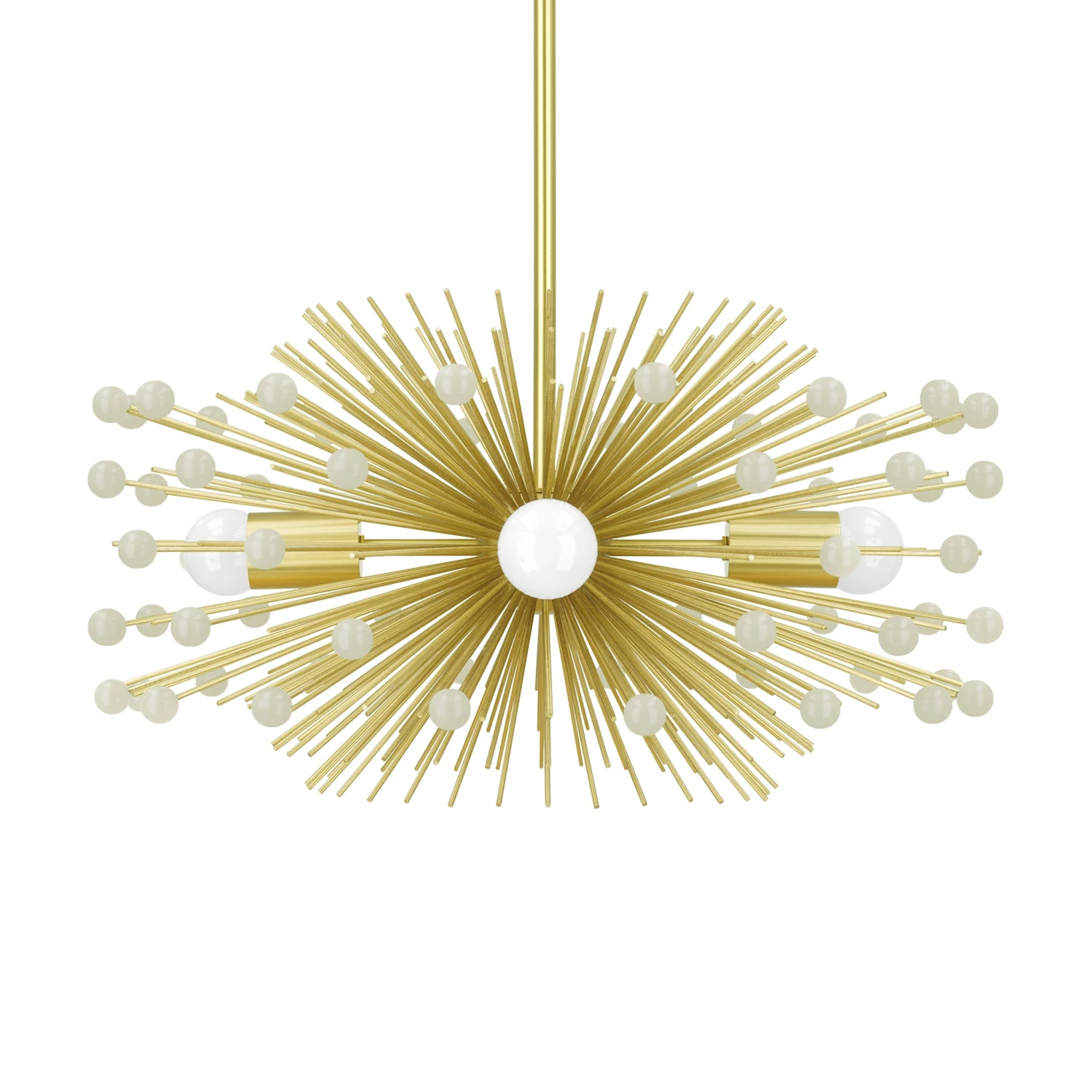 Color Beaded Urchin Chandelier 20" 8 Color Beaded Urchin Chandelier 20" - Image 8