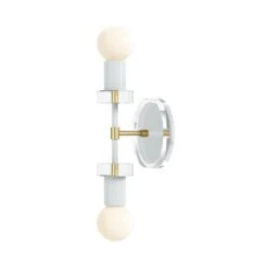 Color Bianca Sconce 12" 26 Color Bianca Sconce 12" -Cozy Light World 2 bianca sconce 12 brass chalk