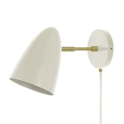 Color Boom Plug-In Sconce - 3" Arm -Cozy Light World 2 boom plugin sconce 3 brass bone 7e2c38c5 ca2c 42e3 b0ac 6bcc79d7d54a