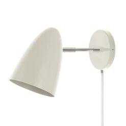 Color Boom Plug-In Sconce - 3" Arm -Cozy Light World 2 boom plugin sconce 3 nickel bone