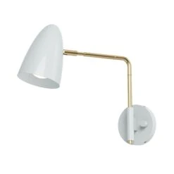 Color Boom Swing Arm Sconce - 9" Arm 26 Color Boom Swing Arm Sconce - 9" Arm -Cozy Light World 2 boom swing arm 9 brass chalk