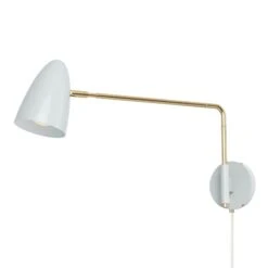 Color Boom Swing Arm Plug-in Sconce - 17" Arm 24 Color Boom Swing Arm Plug-in Sconce - 17" Arm -Cozy Light World 2 boom swing arm sconce plug in 17 brass chalk
