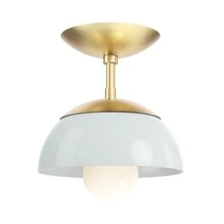 Color Cadbury Flush Mount 8" 26 Color Cadbury Flush Mount 8" -Cozy Light World 2 cadburry flush mount 8 brass chalk