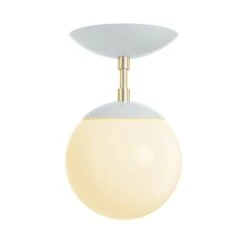 Color Cap Flush Mount 6" -Cozy Light World 2 cap flush mount 6 brass chalk