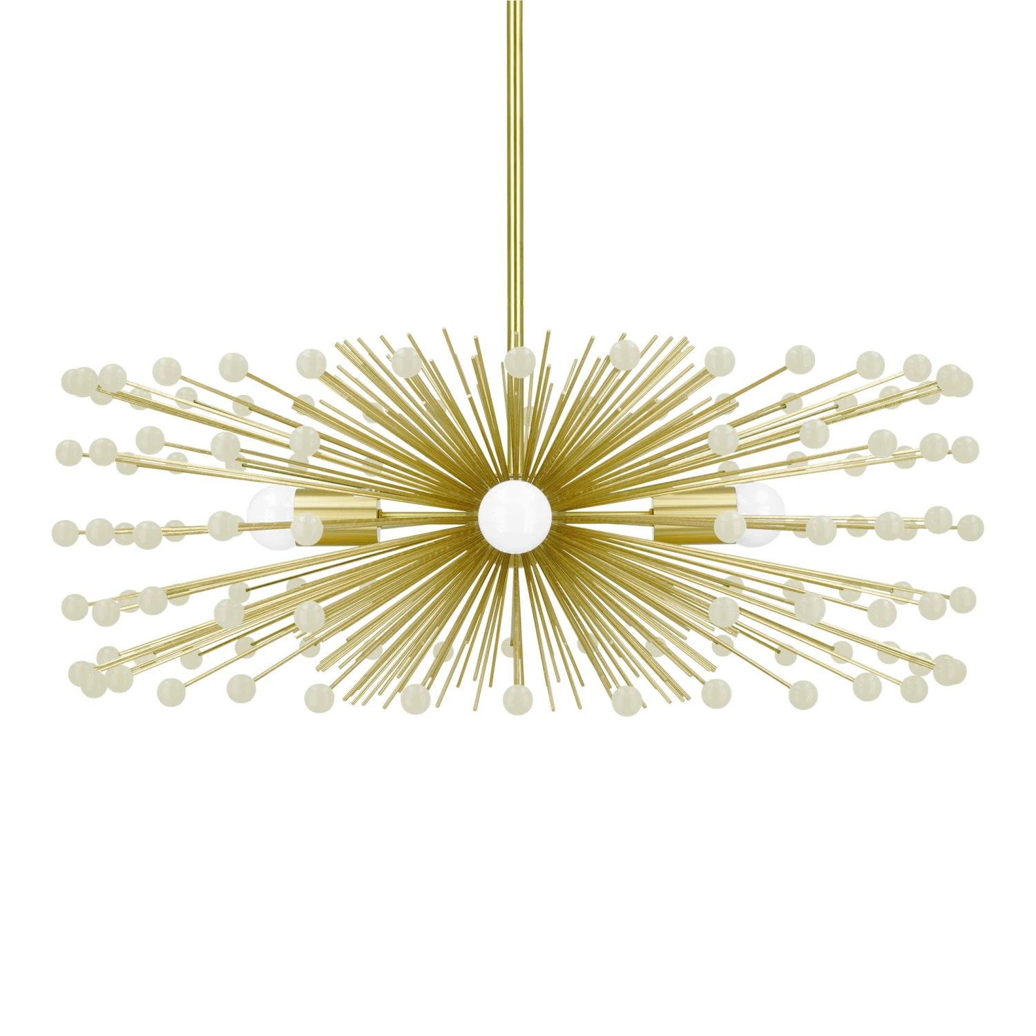 Color Beaded Urchin Chandelier 27" 11 Color Beaded Urchin Chandelier 27" - Image 11