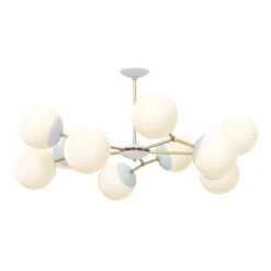 Color Crown Flush Mount 46" 27 Color Crown Flush Mount 46" -Cozy Light World 2 crown flush mount 46 brass chalk