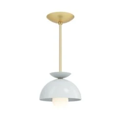 Color Echo Pendant 8" 25 Color Echo Pendant 8" -Cozy Light World 2 echo pendant 8 brass chalk