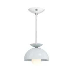 Color Echo Pendant 8" 38 Color Echo Pendant 8" -Cozy Light World 2 echo pendant 8 nickel chalk