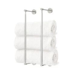 Color Head Towel Rack 18" -Cozy Light World 2 head towel rack 18 nickel chalk