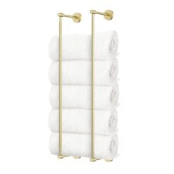 Color Head Towel Rack 24" 26 Color Head Towel Rack 24" -Cozy Light World 2 head towel rack 24 brass chalk