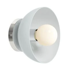 Color Hemi Sconce 8" 39 Color Hemi Sconce 8" -Cozy Light World 2 hemi sconce 8 nickel chalk