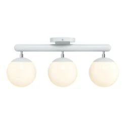 Color Icon 3 Flush Mount -Cozy Light World 2 icon flush mount 3 nickel chalk