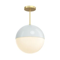 Color Lure Flush Mount 12" 26 Color Lure Flush Mount 12" -Cozy Light World 2 lure flush mount 12 brass chalk