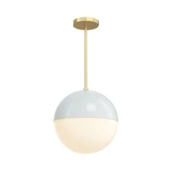 Color Lure Pendant 12" 27 Color Lure Pendant 12" -Cozy Light World 2 lure pendant 12 brass chalk