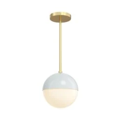 Color Lure Pendant 8" -Cozy Light World 2 lure pendant 8 brass chalk