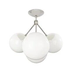 Color Tetra Flush Mount 39 Color Tetra Flush Mount -Cozy Light World 2 tetra globe flush mount nickel bone white