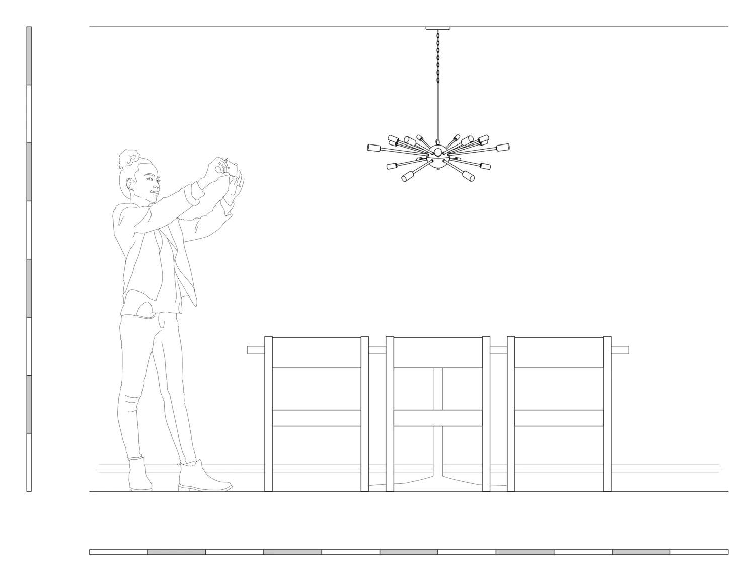 Color Elliptical Sputnik Chandelier 7 Color Elliptical Sputnik Chandelier - Image 7