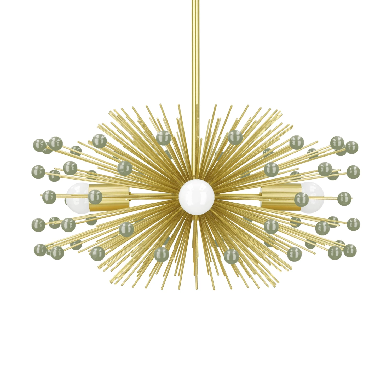 Color Beaded Urchin Chandelier 20" 9 Color Beaded Urchin Chandelier 20" - Image 9