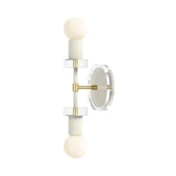 Color Bianca Sconce 12" 27 Color Bianca Sconce 12" -Cozy Light World 3 bianca sconce 12 brass bone