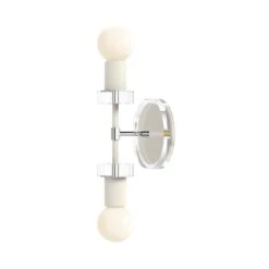 Color Bianca Sconce 12" 39 Color Bianca Sconce 12" -Cozy Light World 3 bianca sconce 12 nickel bone