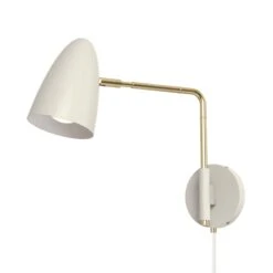 Color Boom Swing Arm Plug-in Sconce - 9" Arm -Cozy Light World 3 boom swing arm sconce plug in 9 brass bone