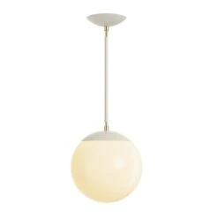 Color Cap Pendant 10" 30 Color Cap Pendant 10" -Cozy Light World 3 cap globe pendant 10 brass bone